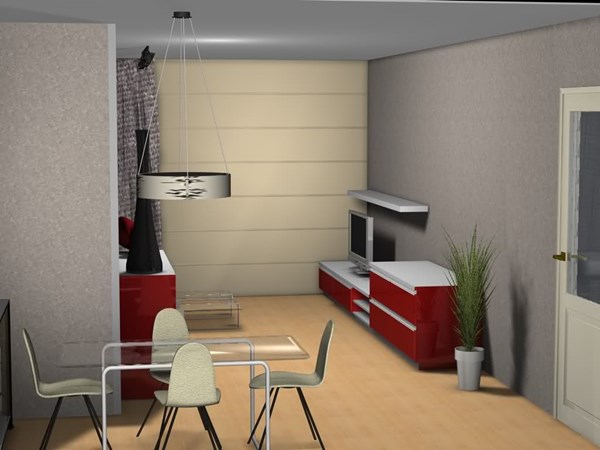 Redistribucion salon rectangular decoración todoexpertos.com Planos salon comedor rectangular