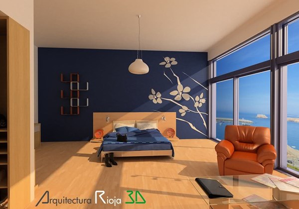 Pintar pared de habitación matrimonio decoración todoexpertos.com Dormitorios matrimonio roig muebles