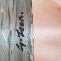 ¿De qué pintor es la firma de esta acuarela?