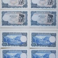 Valoración de billetes antiguos España
