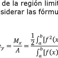 Integrales - Hallar el centroide de la región limitada por la gráfica de ...