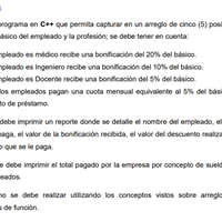 Problema de programación ciclos anidados
