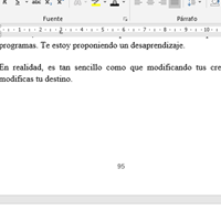¿Espacio en blanco al final de algunas hojas?