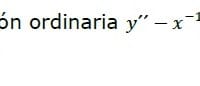 El punto singular de la siguiente ecuación ordinaria