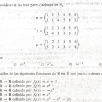 Álgebra moderna permutaciones