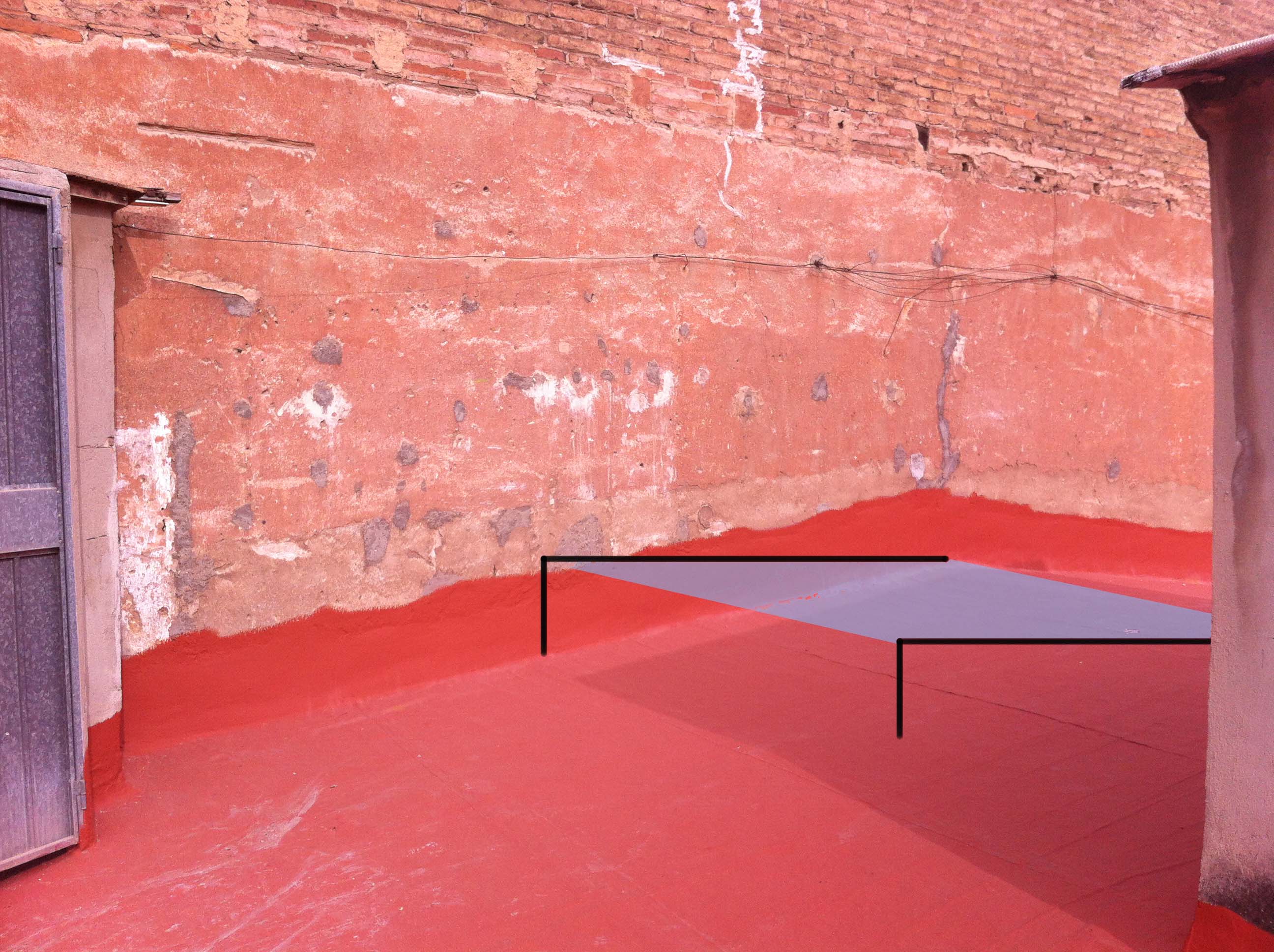 ¿Cómo nivelar una terraza a dos aguas con una 'tarima? - Albañilería