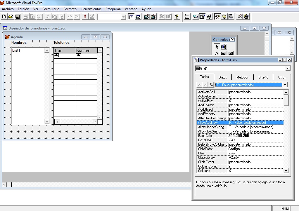 Formulario maestro-detalle visual fox pro 9 - Visual Fox Pro