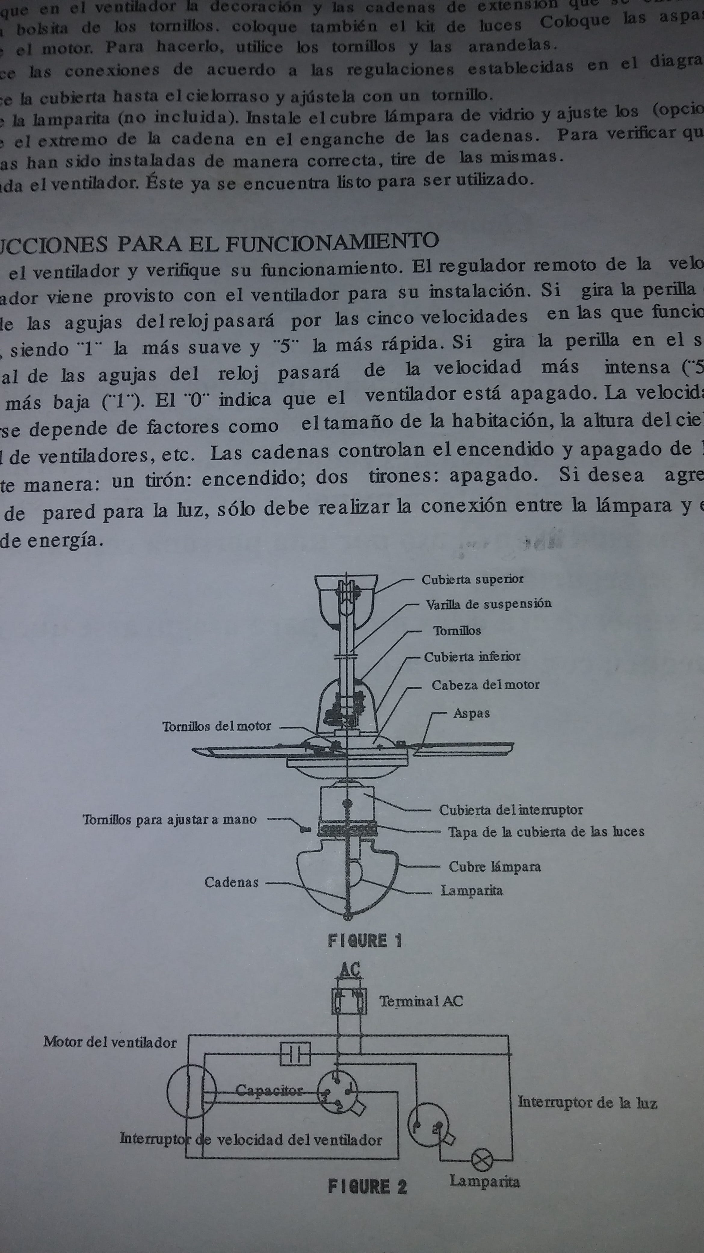 Instalar Ventilar de Techo con Luces - Electricidad del hogar