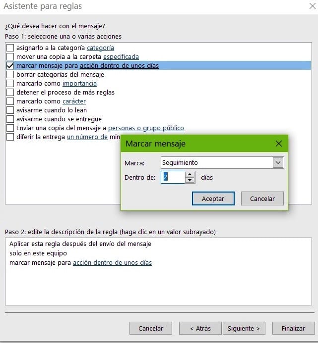 Como Se Puede Hacer Una Regla Personalizada En Outlook 2013 Para Que Al 