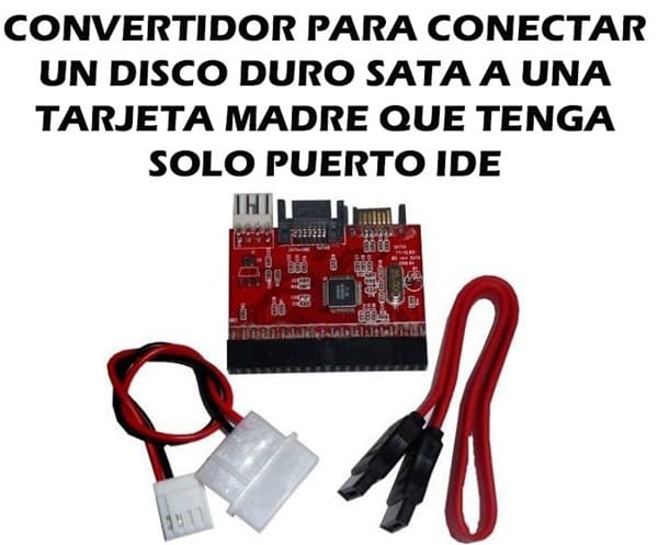 Refinamiento negativo cavar Sobre Convertidor adaptador IDE a SATA y Viceversa - Hardware -  Todoexpertos.com