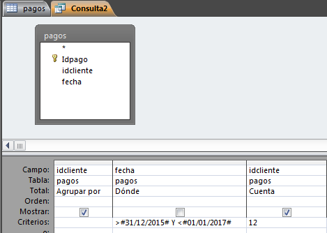 Como Hacer Una Consulta De Pagos Mensuales En Access Microsoft Access Todoexpertos Com