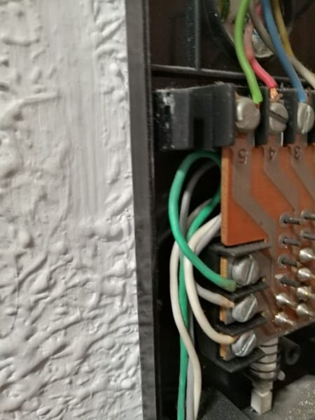 Cambio de telefonillo tegui por uno antiguo de 5 cables - Electricidad del  hogar 