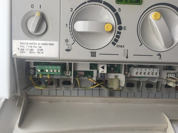 conectar termostato caldera junkers cerapur comfort