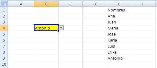 Macro en excel para seleccionar el siguiente dato de una lista desplegable Macros Excel